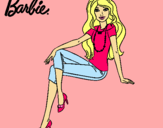Dibujo Barbie moderna pintado por guzkailing