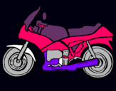 Dibujo Motocicleta pintado por 160762