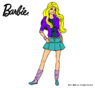 Dibujo Barbie juvenil pintado por gdkjghkljg