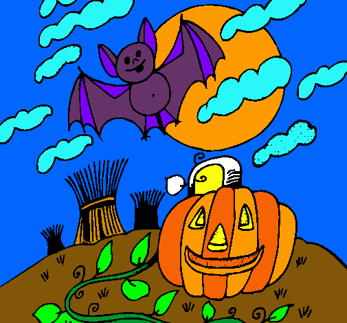 Paisaje de Halloween