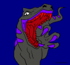 Dibujo Velociraptor II pintado por fgrgfgdg