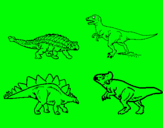 Dibujo Dinosaurios de tierra pintado por gstukoe