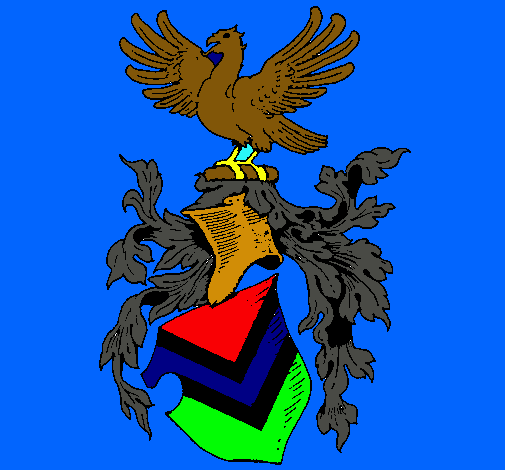 Escudo de armas y aguila 