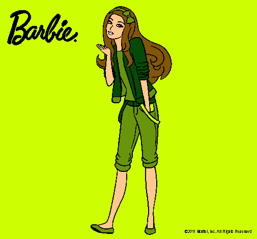 Barbie con look casual