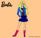 Dibujo Barbie juvenil pintado por sfdyt