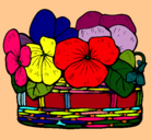 Dibujo Cesta de flores 12 pintado por wssdeee