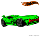 Dibujo Hot Wheels 3 pintado por invazor