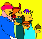 Dibujo Los Reyes Magos 3 pintado por CARMEN5