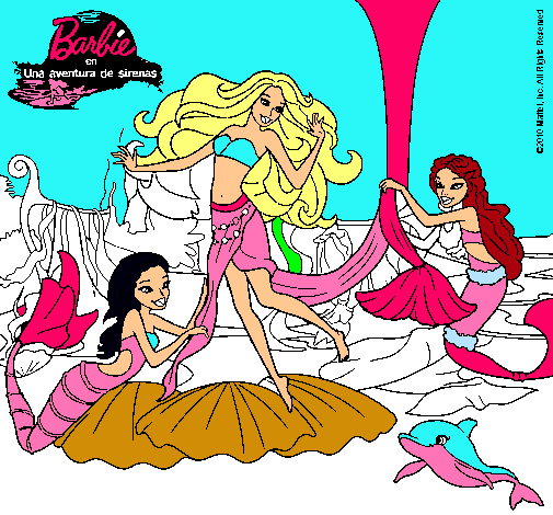 Barbie con sirenas