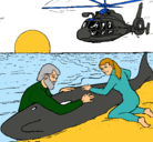 Dibujo Rescate ballena pintado por linda_29