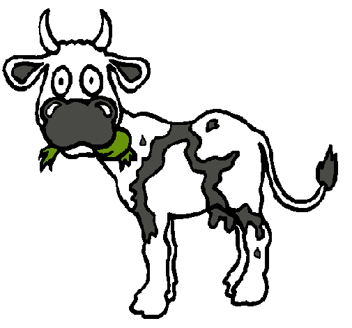 Dibujo Vaca pintado por barbyarian