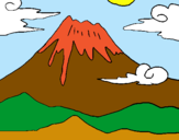 Dibujo Monte Fuji pintado por ferni10