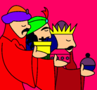 Dibujo Los Reyes Magos 3 pintado por 15dids