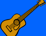 Dibujo Guitarra española II pintado por guitarra