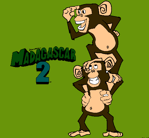 Madagascar 2 Manson y Phil