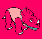 Dibujo Triceratops II pintado por xxxxx