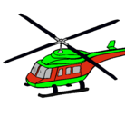 Dibujo Helicóptero  pintado por arnaldo 