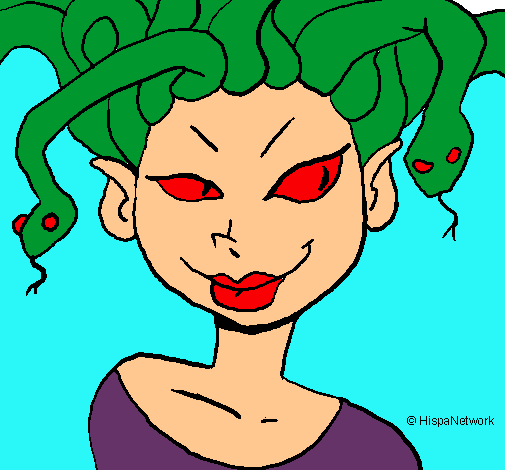 Mujer medusa