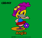 Dibujo Angie pintado por lucila