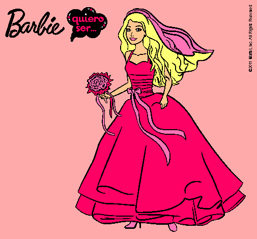 Barbie vestida de novia