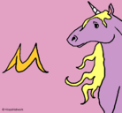 Dibujo Unicornio pintado por anais001