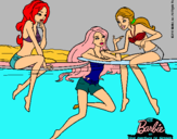 Dibujo Barbie y sus amigas pintado por danytobiasja