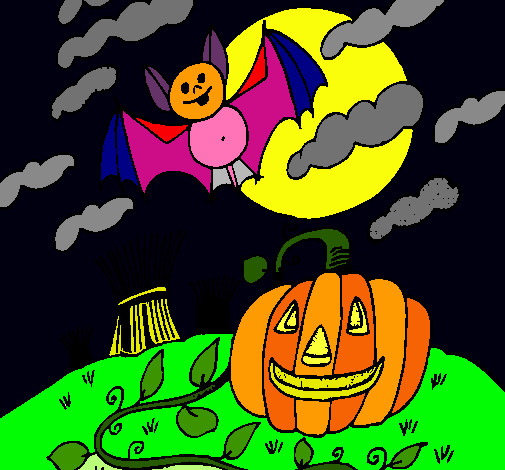 Paisaje de Halloween