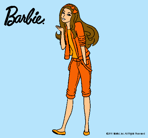 Barbie con look casual