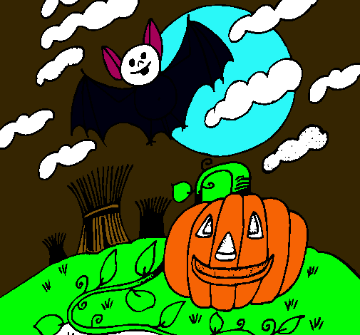 Paisaje de Halloween