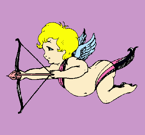 Cupido volando