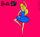 Dibujo Barbie bailarina de ballet pintado por claudiaoriol