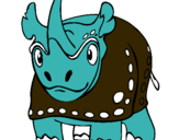 Dibujo Rinoceronte pintado por brian_suarez
