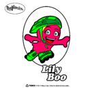 Dibujo LilyBoo pintado por halloween