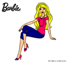 Dibujo Barbie moderna pintado por 99455