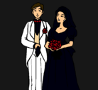 Dibujo Marido y mujer III pintado por rembrandt