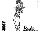 Dibujo Barbie Fashionista 2 pintado por malena31