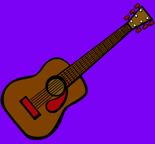 Dibujo Guitarra española II pintado por carmenmoxa