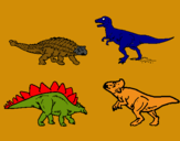 Dibujo Dinosaurios de tierra pintado por matilsa