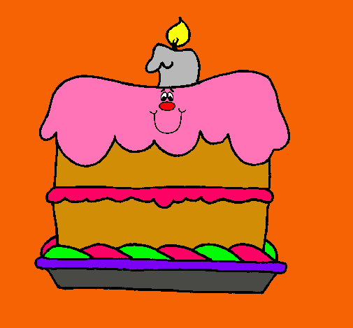 Pastel de cumpleaños