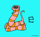 Dibujo Serpiente pintado por jznmjx1