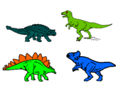 Dibujo Dinosaurios de tierra pintado por 753429