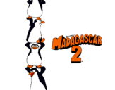 Dibujo Madagascar 2 Pingüinos pintado por gggggh