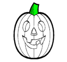 Dibujo Calabaza pintado por dvcbfghj