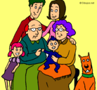 Dibujo Familia pintado por alexander182