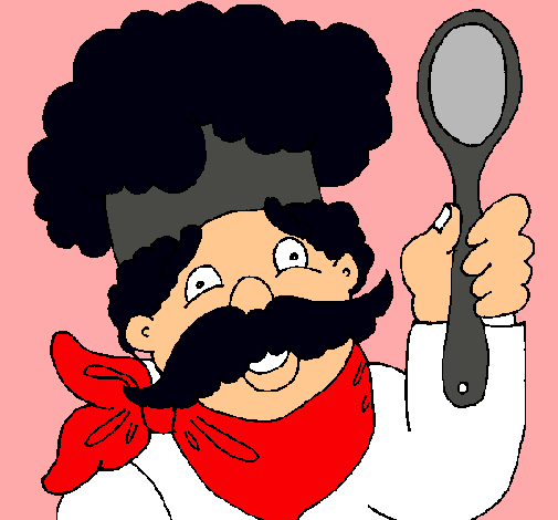 Chef con bigote