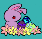 Dibujo Conejito de pascua pintado por lolituti