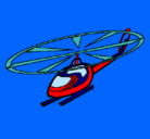 Dibujo Helicóptero pintado por raed