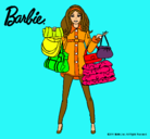 Dibujo Barbie de compras pintado por barmartan