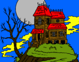 Dibujo Casa encantada pintado por ambar12