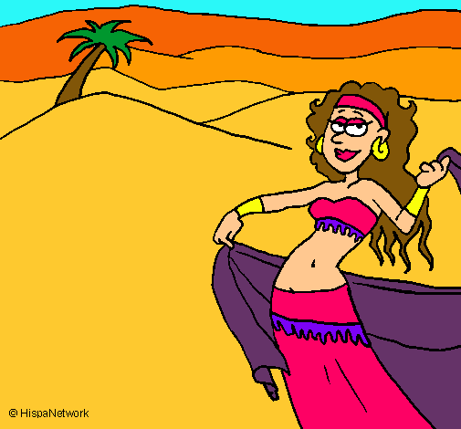 Dibujo Sahara pintado por Melaniebes